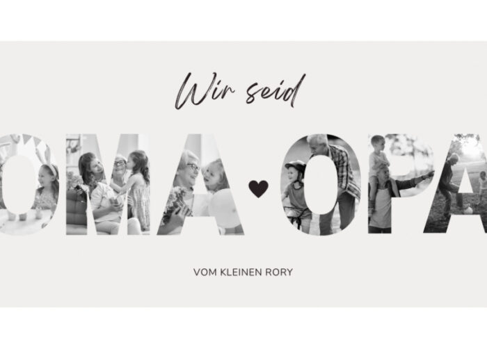 Wir sind Oma & Opa